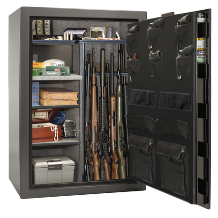 Liberty Safe Rifle & Gun Safe, Electronic Lock, 834 lbs, 75 minute Fire Rating, 64 Long Guns PS64-GYPG-75E